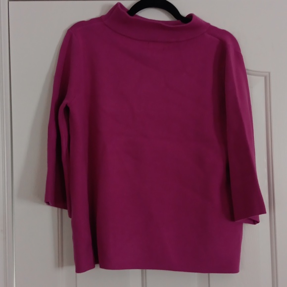 Fate pink 3/4 bell sleeve sweater nwt size Small hot pink - Picture 2 of 4